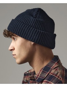 B-B422-Classic Waffle Knit Beanie 2